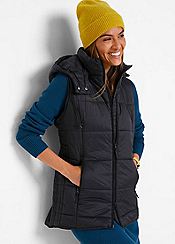 bonprix Padded Longline Gilet