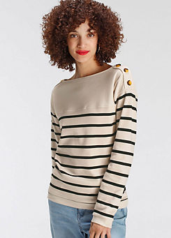 AJC Striped Sweatshirt