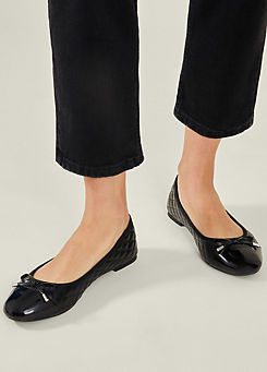 Accessorize Quilted Ballerina Flats