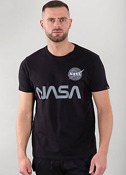 Alpha Industries Crew Neck ’NASA’ Print T-Shirt