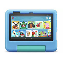 Amazon Fire 7 Kids Tablet for Ages 3-7, 7 in 16 GB - Blue (2022)