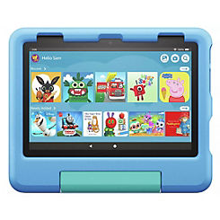 Amazon Fire HD 8 Kids tablet , 8-inch HD display, ages 3-7, Blue (2022)