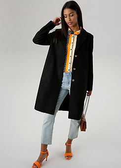 Aniston Boucle Longline Coat