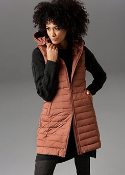 Aniston Casual Longline Quilted Gilet