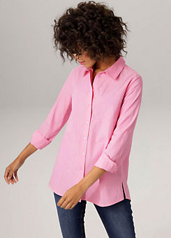 Aniston Longline Button Shirt