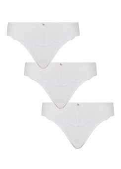 Ann Summers Pack of 3 Sexy Lace Sustainable Thongs