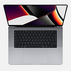 Apple 16in MacBook Pro: Apple M1 Pro chip with 10-core CPU and 16-core GPU, 512GB SSD - Space Grey