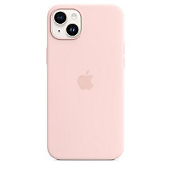 Apple iPhone 14 Plus Silicone Case - Chalk Pink