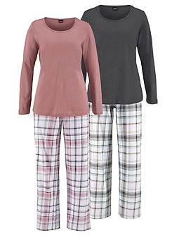 Arizona Pack of 2 Long Sleeve Pyjamas