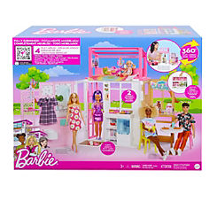 Barbie Doll 2 Storey Doll House Playset