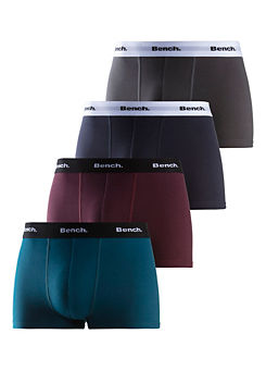 Bench Pack of 4 Logo Waistband Boxers