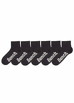Bench Pack of 6 Ankle Socks