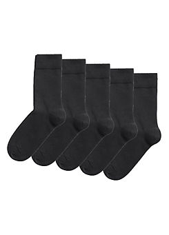 Bjorn Borg Mens Pack of 5 Essential Ankle Socks - Black