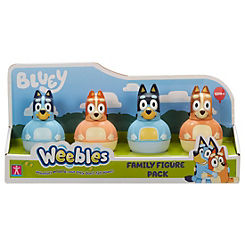 Bluey Weebles Four Figure Pack