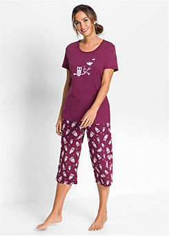 Bonprix Owl Print Pyjamas