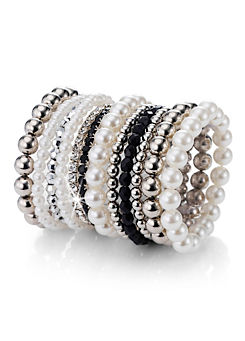Bonprix Set of 12 Beaded Bracelets