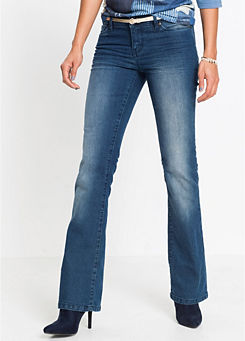 grey animal print jeans