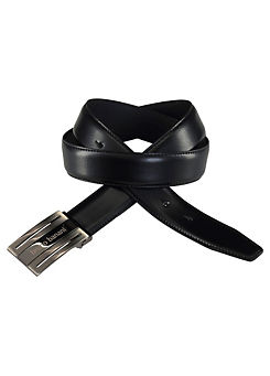 Bruno Banani Logo Detail Leather Belt