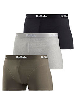 Buffalo Pack of 3 Boxer Shorts
