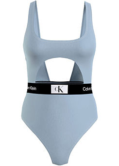 Calvin Klein Cut Out One Piece Swimsuit