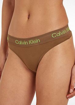 Calvin Klein Logo Print Thong