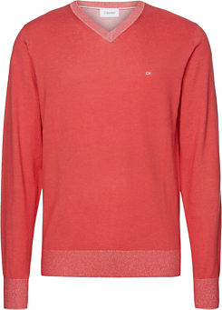 mens pink calvin klein jumper