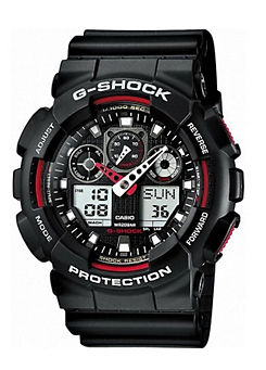 Casio Mens G-Shock Combi Watch with Resin Strap
