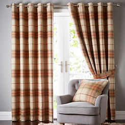 Catherine Lansfield Brushed Heritage Check Curtains