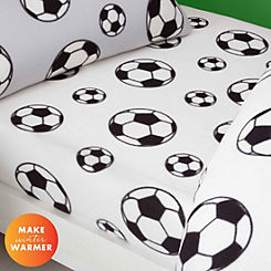 Catherine Lansfield Kids Football Cosy Fleece Fitted Sheet