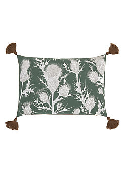 Chic Living Olive Thistle 40 x 60cm Cushion Cover