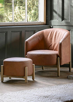 Chic Living Tindon Vintage Leather Armchair