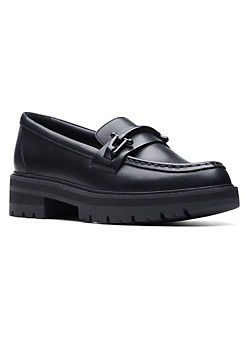 Clarks Orianna Bit Black Leather Shoes