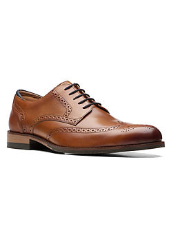 Clarks Tan Leather CraftArlo Limit Shoes