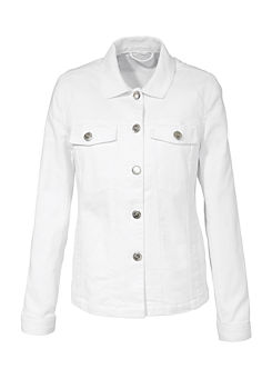 white denim jacket size 24