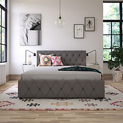 CosmoLiving by Cosmopolitan Elizabeth Upholstered Storage Bed