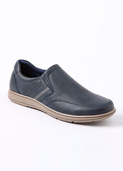 Cotton Traders Mens Navy Casual Slip-On Shoes