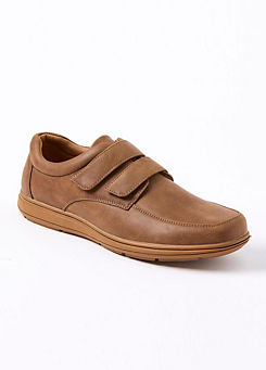 Cotton Traders Mens Walnut Casual Adjustable Shoes