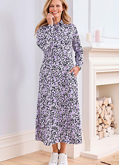 Cotton Traders Must-Have Print Maxi Shirt Dress