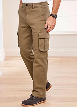Cotton Traders Relaxed Stretch Cargo Trousers