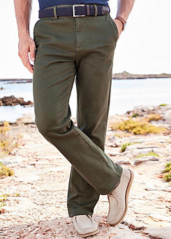 Cotton Traders Relaxed Stretch Chino Trousers
