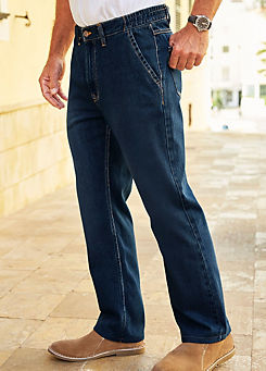 Cotton Traders Side Elasticated Jeans