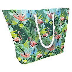 Country Club Leaf Design Beach Bag Cool Bag