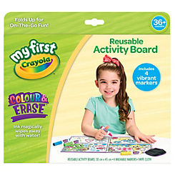 Crayola My First Crayola Colour & Erase Reusable Activity Board