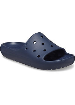 Crocs Kids Blue Classic Sliders