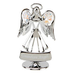 Crystocraft Chrome Plated Guardian Angel Ornament