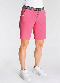 DELMAO Belted Chino Shorts