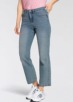 DELMAO High Waist 5-Pocket Jeans