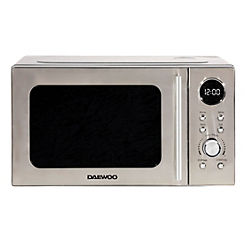 Daewoo 20L 700W Microwave with Grill SDA2071GE - Silver
