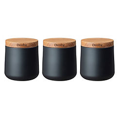 Denby Set of 3 Canisters