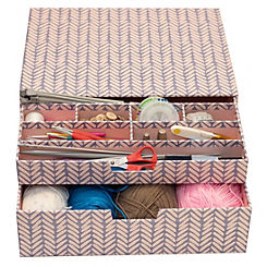 Design by Violet Knitting & Crochet Storage Project Boxes for Wool & Yarn